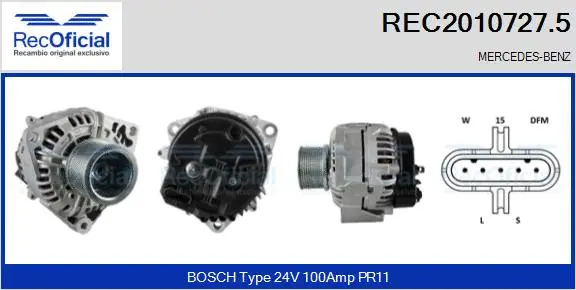 Alternator (REC2010727.5)