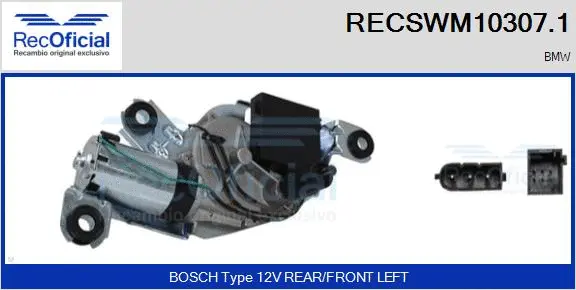 Wiper Motor (RECSWM10307.1)