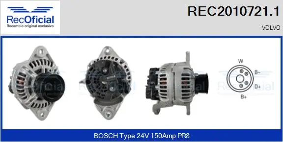 Alternator (REC2010721.1)