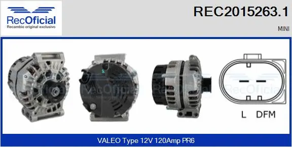 Alternator (REC2015263.1)