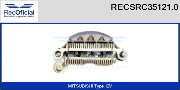 Rectifier, alternator (RECSRC35121.0)