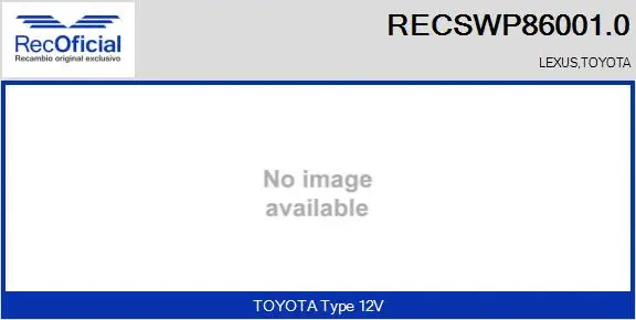 Washer Fluid Pump, window cleaning (RECSWP86001.0)