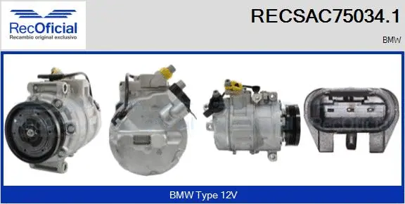 Compressor, air conditioning (RECSAC75034.1)