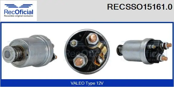Solenoid Switch, starter (RECSSO15161.0)