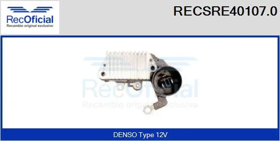 Alternator Regulator (RECSRE40107.0)
