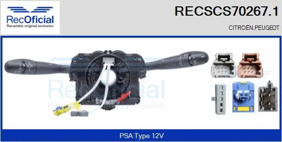 Steering Column Switch (RECSCS70267.1)