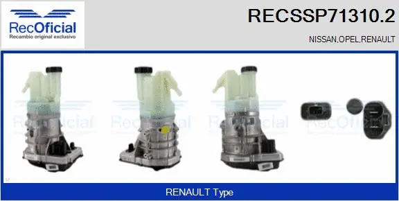 Hydraulic Pump, steering (RECSSP71310.2)