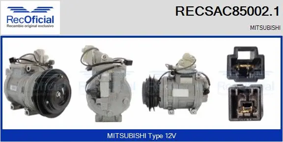 Compressor, air conditioning (RECSAC85002.1)