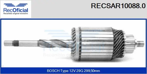 Armature, starter (RECSAR10088.0)