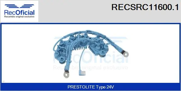 Rectifier, alternator (RECSRC11600.1)