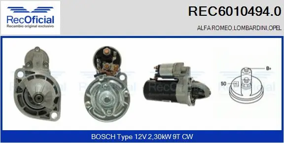 Starter (REC6010494.0)