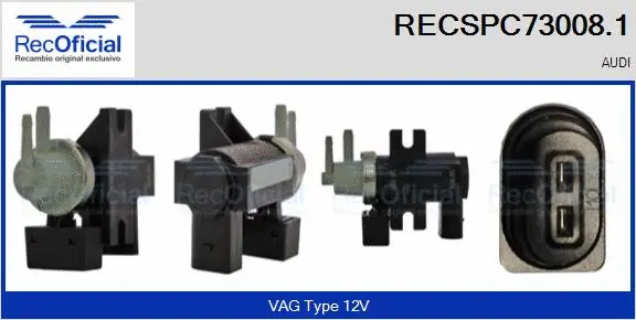 Pressure Converter, exhaust control (RECSPC73008.1)