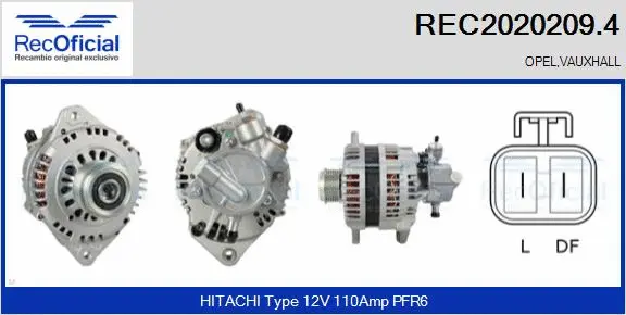 Alternator (REC2020209.4)