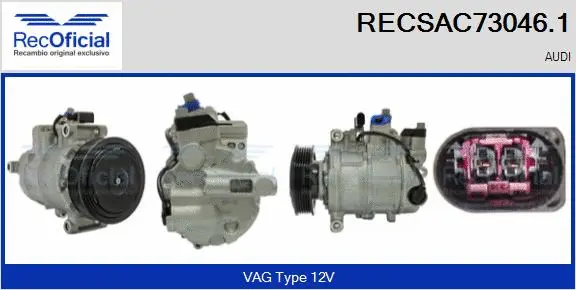 Compressor, air conditioning (RECSAC73046.1)