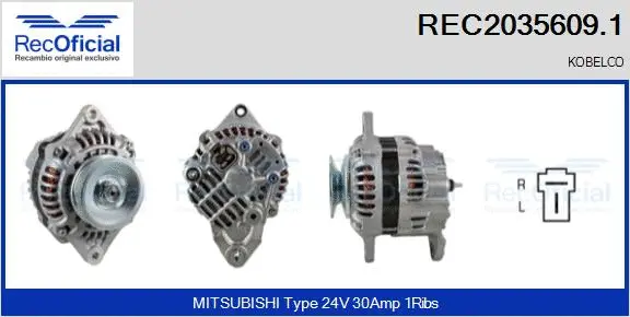 Alternator (REC2035609.1)
