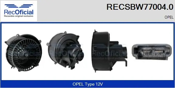 Interior Blower (RECSBW77004.0)