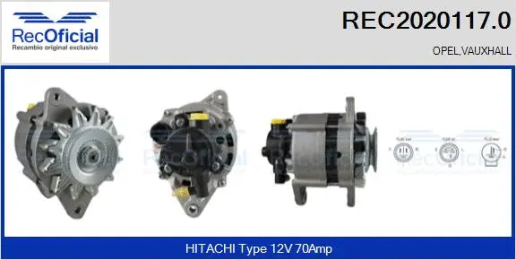 Alternator (REC2020117.0)