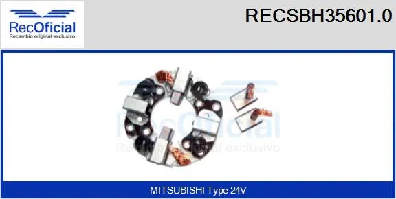 Holder, carbon brushes (RECSBH35601.0)