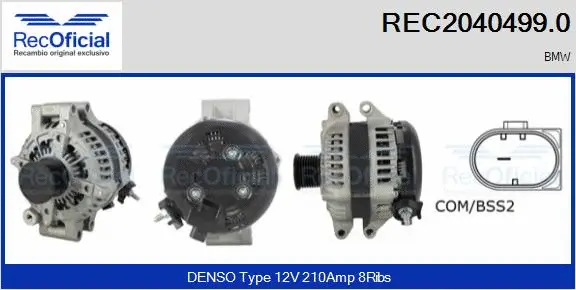Alternator (REC2040499.0)