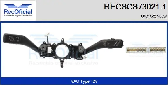Steering Column Switch (RECSCS73021.1)
