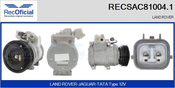 Compressor, air conditioning (RECSAC81004.1)