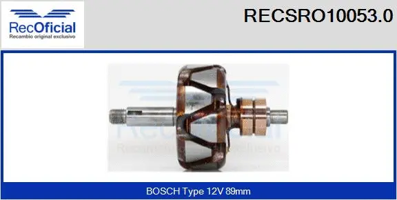Rotor, alternator (RECSRO10053.0)
