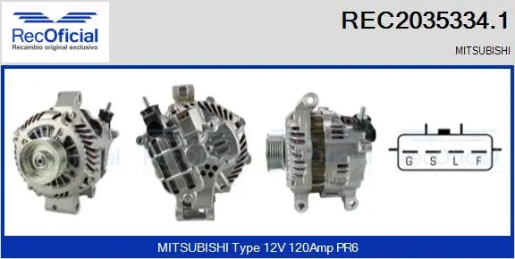 Alternator (REC2035334.1)