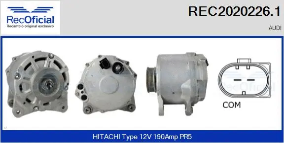 Alternator (REC2020226.1)
