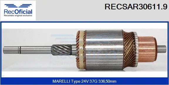 Armature, starter (RECSAR30611.9)