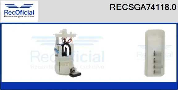 Fuel Feed Unit (RECSGA74118.0)