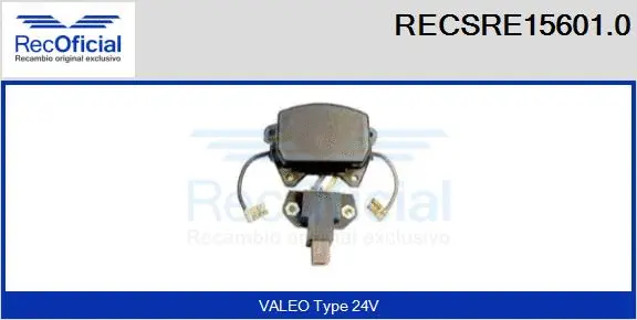 Alternator Regulator (RECSRE15601.0)