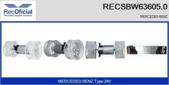 Interior Blower (RECSBW63605.0)