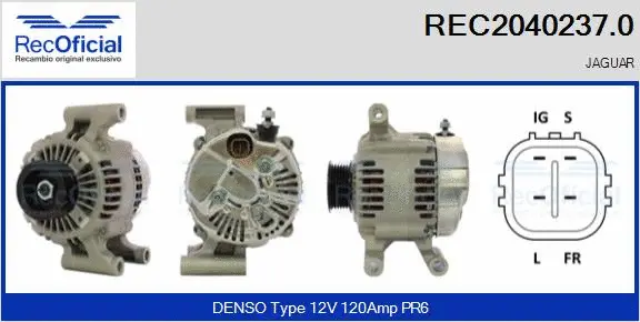 Alternator (REC2040237.0)