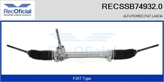 Steering Gear (RECSSB74932.0)