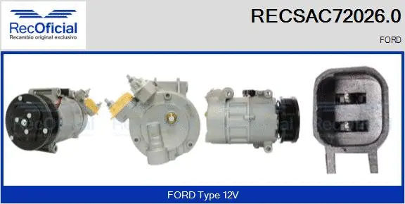 Compressor, air conditioning (RECSAC72026.0)