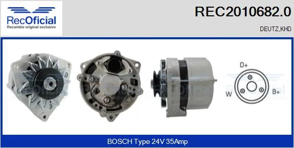 Alternator (REC2010682.0)