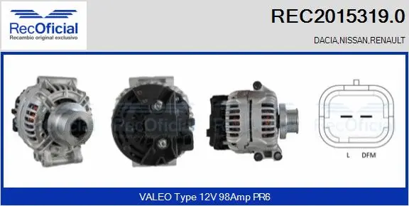 Alternator (REC2015319.0)