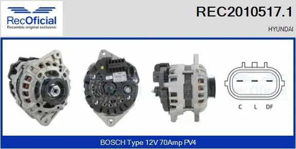 Alternator (REC2010517.1)