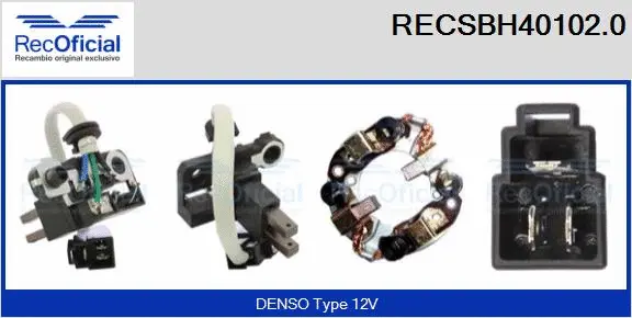 Holder, carbon brushes (RECSBH40102.0)