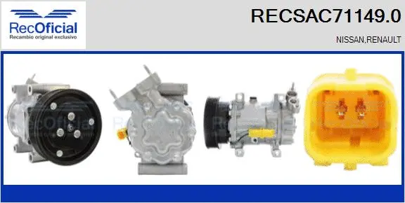 Compressor, air conditioning (RECSAC71149.0)