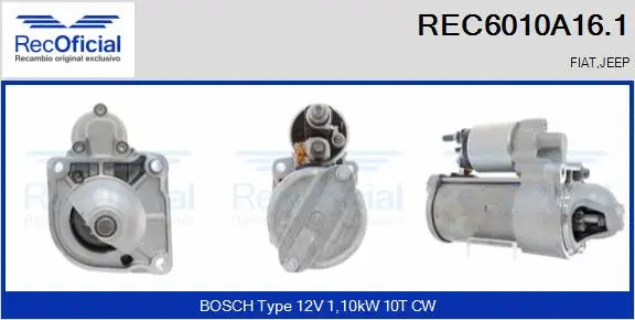 Starter (REC6010A16.1)