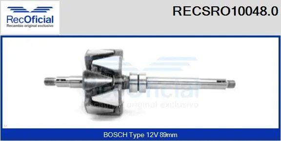 Rotor, alternator (RECSRO10048.0)