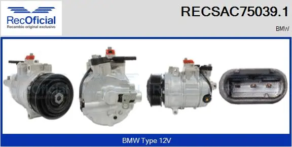 Compressor, air conditioning (RECSAC75039.1)