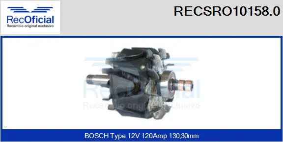 Rotor, alternator (RECSRO10158.0)