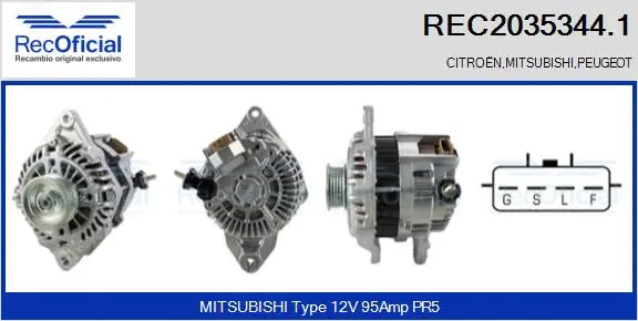 Alternator (REC2035344.1)
