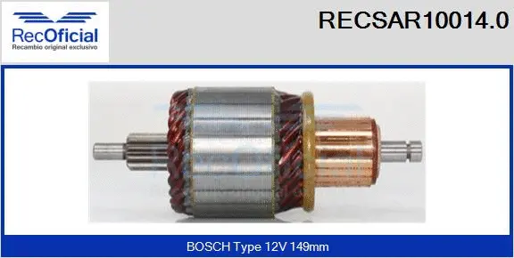 Armature, starter (RECSAR10014.0)