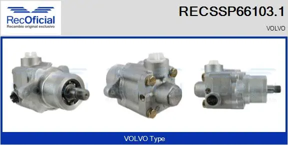 Hydraulic Pump, steering (RECSSP66103.1)