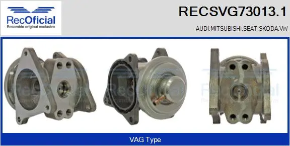 EGR Valve (RECSVG73013.1)