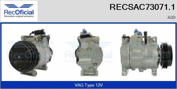 Compressor, air conditioning (RECSAC73071.1)