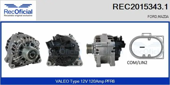 Alternator (REC2015343.1)